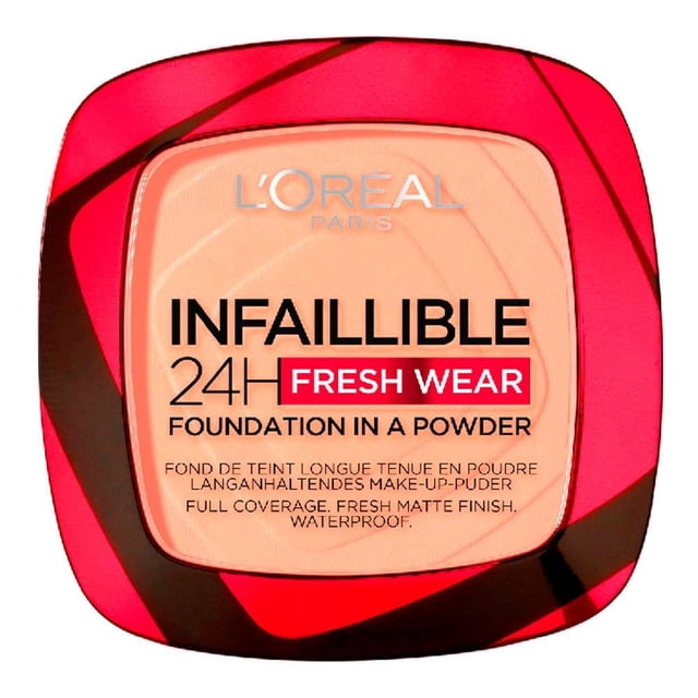 Polvo compacto L'Oréal Paris Infallible 24H fresh wear tono radiant honey 9 g