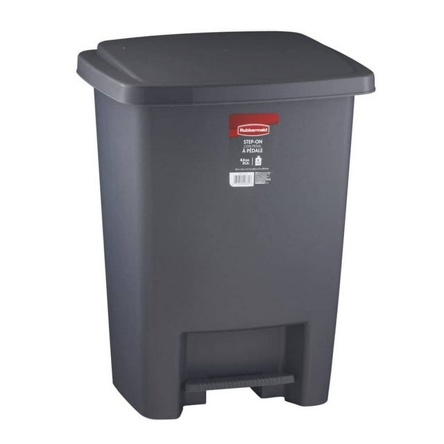 Bote de Basura Rubbermaid con Pedal Gris 31 l