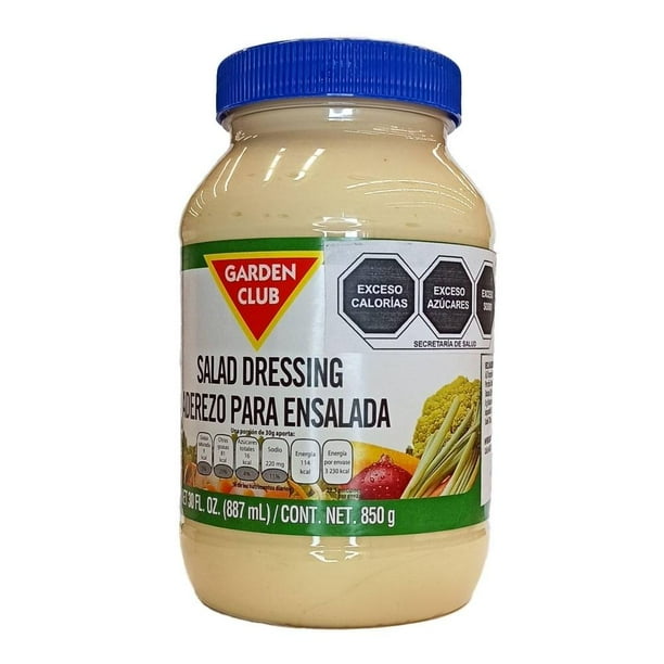 garden club salad dressing Aderezo Garden Club para ensalada 850 g