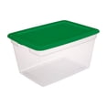 thumbnail image 1 of Caja Organizadora Sterilite Transparente con Tapa 55 Litros Verde, 1 of 4