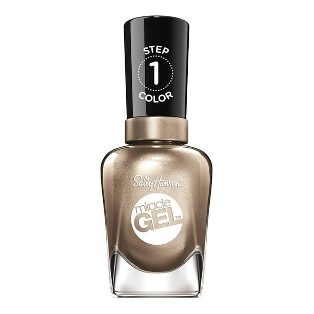 Esmalte para uñas Sally Hansen Miracle Gel 149 dorado game of chromes 14.7 ml