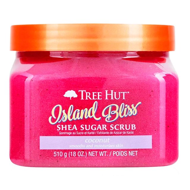 Exfoliante corporal Tree Hut island bliss de azúcar de karité 510 g