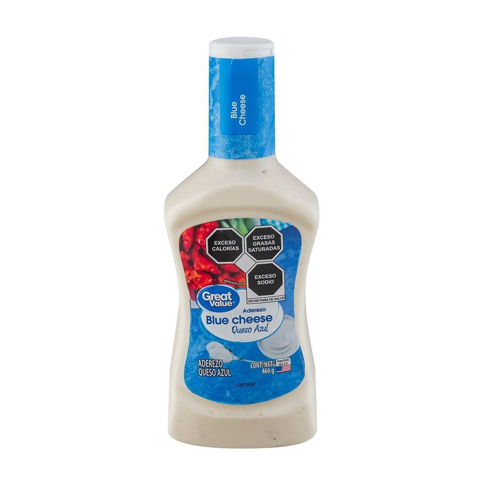 great value blue cheese dressing Aderezo de queso azul 473 ml || Bodega Aurrera Despensa a tu Casa Can we have a Swatch:#181715 Ranch dressing mix Use this blue cheese Color:Mauve Rose