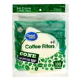 thumbnail image 1 of Filtros para cafetera Great Value #4 blanco 100 pzas, 1 of 3