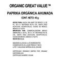 thumbnail image 2 of Paprika Great Value orgánica ahumada 45 g, 2 of 2
