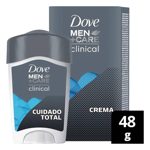 Antitranspirante Dove Men+Care clinical clean comfort en crema para caballero 48 g