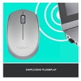 thumbnail image 3 of Mouse Inalámbrico Logitech M170 Plateado, 3 of 4