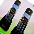 thumbnail image 2 of Teléfonos Inalámbricos Motorola M750-2 Negro 2 Piezas, 2 of 4