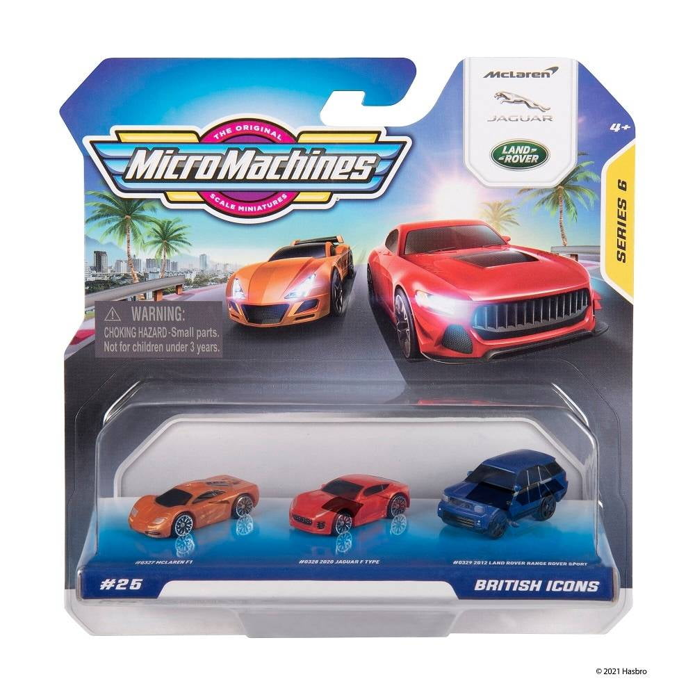 Mini Vehiculo Micro Machines 3 Pack Iconos GB | Walmart en línea