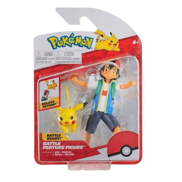 Figuras Pokémon Ash & Pikachu