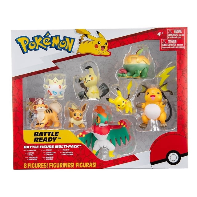 Figuras Pokemon Multipack 8 piezas