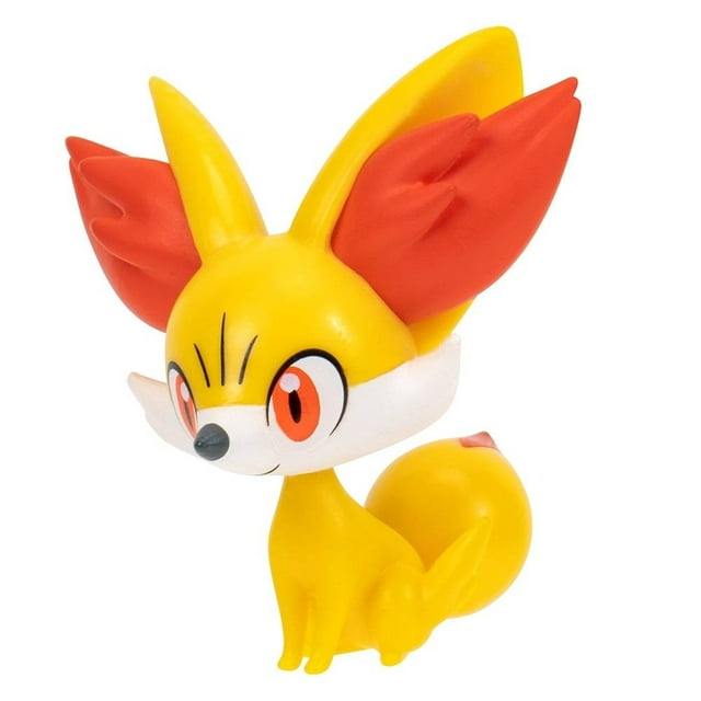 Figura Pokémon Clip N Go PokeBall y Figura Fennekin de 2 Pulgadas