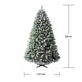 thumbnail image 3 of Árbol de Navidad Holiday Time Verde Nevado 2.28 M TG76M4I41X07, 3 of 4