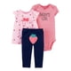 thumbnail image 1 of Conjunto Child Of Mine Carters Niña 0 Meses Fresa Bordada 3 pzas, 1 of 4