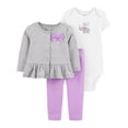 thumbnail image 1 of Conjunto Child Of Mine Carter's Niña 0 a 3 Meses Elefante 3 Piezas, 1 of 4