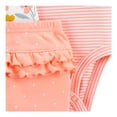 thumbnail image 4 of Conjunto Child Of Mine Carter's Niña 6 a 9 Meses Rayas y Flores 3 Piezas, 4 of 4