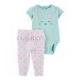 thumbnail image 1 of Conjunto Child of Mine Carter's Niña 12 Meses Conejito 2 Piezas, 1 of 4