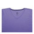 thumbnail image 3 of Playera Fruit of the Loom Talla EG Cuello V Básica Lisa Morado, 3 of 4