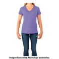 thumbnail image 4 of Playera Fruit of the Loom Talla EG Cuello V Básica Lisa Morado, 4 of 4