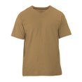 thumbnail image 1 of Playera Fruit of the Loom Talla CH Cuello V Casual Lisa Café, 1 of 4