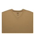 thumbnail image 3 of Playera Fruit of the Loom Talla CH Cuello V Casual Lisa Café, 3 of 4