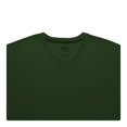 thumbnail image 3 of Playera Fruit of the Loom Talla M Cuello V Casual Lisa Verde Oscuro, 3 of 4