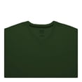 thumbnail image 3 of Playera Fruit of the Loom Talla EG Cuello V Casual Lisa Verde Oscuro, 3 of 4