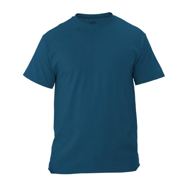 Playera Fruit Of The Loom Talla G Cuello Redondo Manga Corta Azul Petroleo