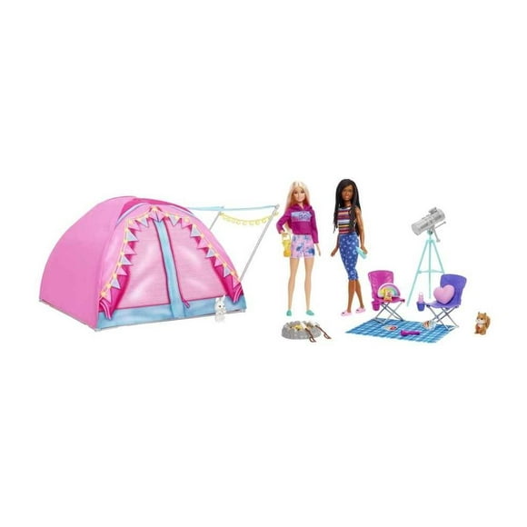 Muñeca Barbie It takes Two con Casa de Campaña