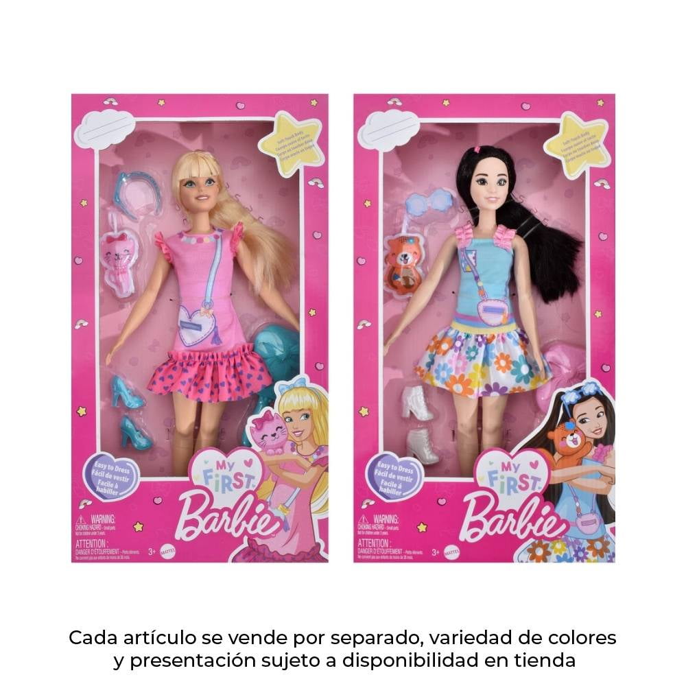 Muñeca Mattel My First Barbie Varios Modelos 1 Pieza | Bodega Aurrera ...