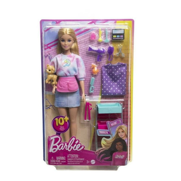 Set de Juego Barbie It Takes Two Malibú Estilista Bodega Aurrera
