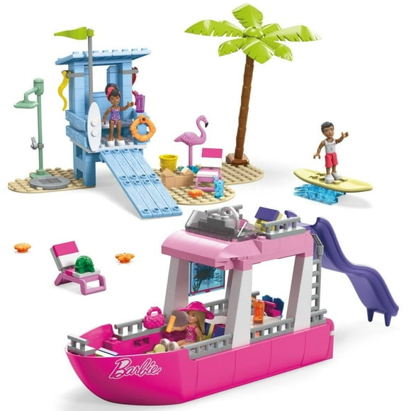 Juguete de Construcción MEGA Barbie Bote de los Sueños Malibú