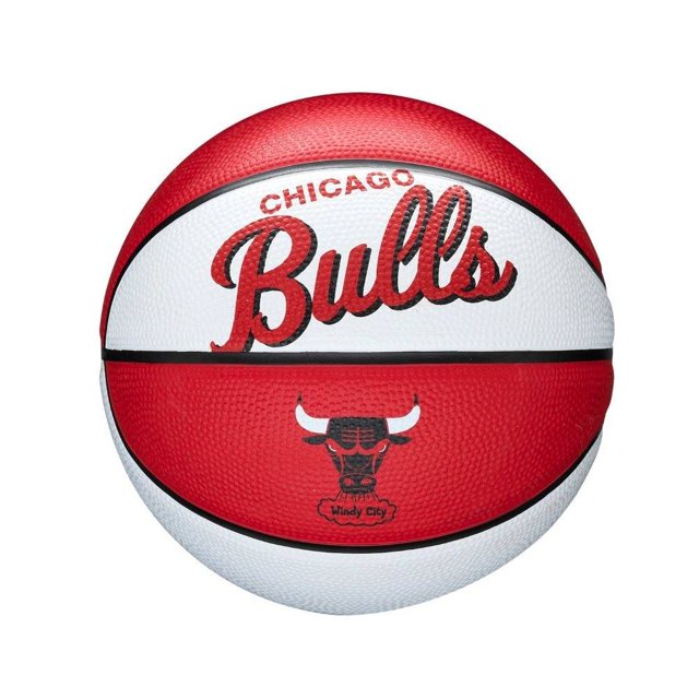 Mini Balón Retro Bulls Wilson Número 3
