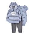 thumbnail image 1 of Conjunto Carter´s Child of Mine Niño 3-6M Perritos Azul 3 Piezas, 1 of 4