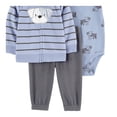 thumbnail image 3 of Conjunto Carter´s Child of Mine Niño 3-6M Perritos Azul 3 Piezas, 3 of 4