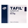 thumbnail image 1 of Tafil 0.5 mg 90 tabletas, 1 of 1