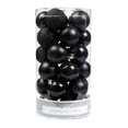 thumbnail image 1 of Esferas Plásticas Holiday Time Set de 30 pzas Negras, 1 of 4