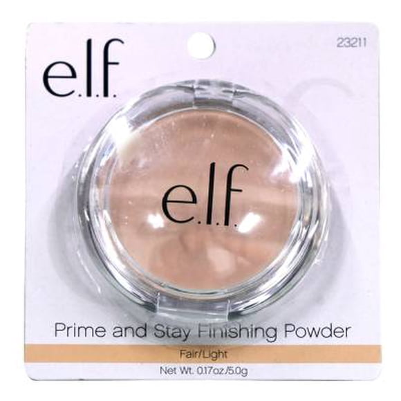Maquillaje en polvo E.l.f prime and stay finishing powder fair/light 5.0 g