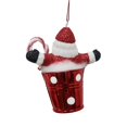 thumbnail image 2 of Adorno Colgante Holiday Time Colección Tradicional Santa con Bastón de Caramelo 11.5 cm, 2 of 4