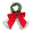 thumbnail image 1 of Doble Campana Holiday Time Con Espiral Plateado de 100 mm, 1 of 4