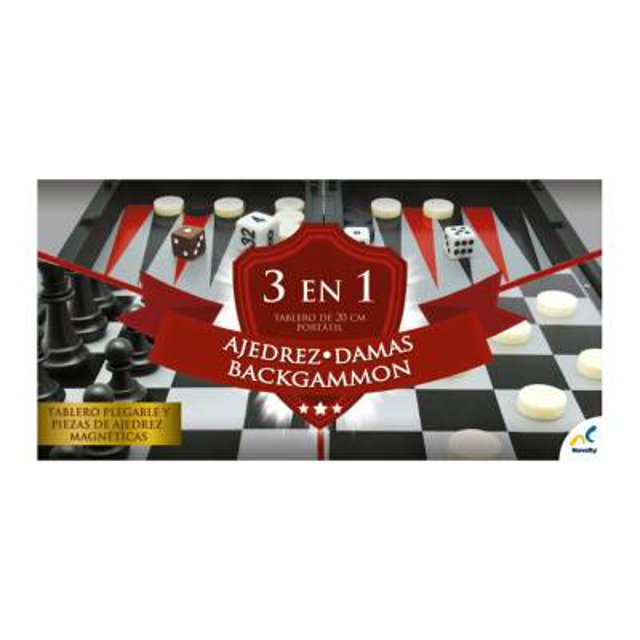 Set de Juegos Novelty 3 en 1 Piezas Magnéticas