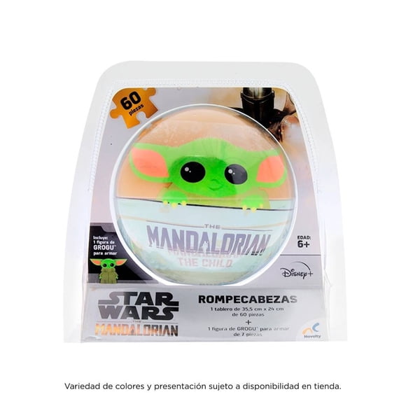 Rompecabezas Disney Star Wars The Mandalorian con Figura de Grogu