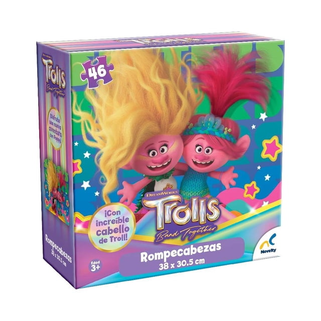 Rompecabezas Actividades Novelty Trolls 3