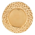 thumbnail image 1 of Bajo Plato Holiday Time Plástico 33cm Diseño Martillado Colección Dorado, 1 of 4