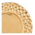 thumbnail image 2 of Bajo Plato Holiday Time Plástico 33cm Diseño Martillado Colección Dorado, 2 of 4