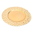 thumbnail image 3 of Bajo Plato Holiday Time Plástico 33cm Diseño Martillado Colección Dorado, 3 of 4