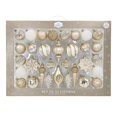 thumbnail image 1 of Esferas Navideñas Holiday Time Resistentes Blanco y Dorado 32 Piezas, 1 of 4