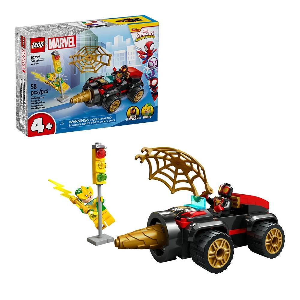 Set LEGO Spidey Vehículo Perforador 10792 || Bodega Aurrera Despensa a ...