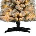 thumbnail image 4 of Árbol de Navidad con Luces Holiday Time Delgado Preiluminado con Efecto Escarchado Color Verde de 7 Pies, 4 of 4