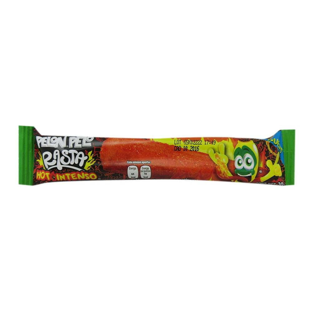 Dulce Pelon Pelo Rasta Hot Intenso sabor tamarindo enchilado 20 g ...
